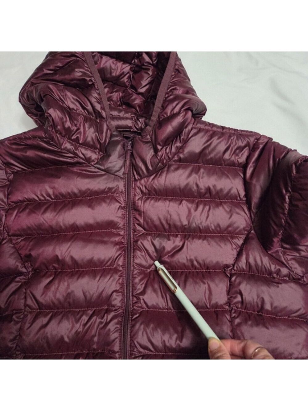 Aritzia Tna Botanie Super Light Packable Down Puffer Coat M - Picture 9 of 13